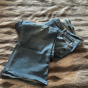 High rise flare jeans